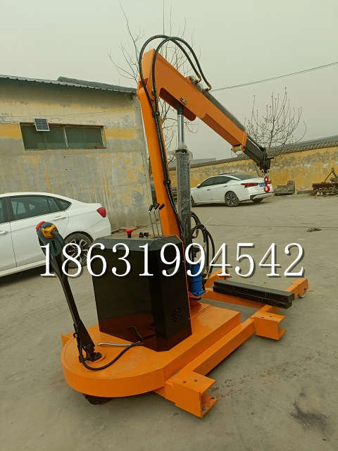 安平县自卸车厢随车吊 自制轮式四不像起重机 四驱平板吊 5吨 贵盛